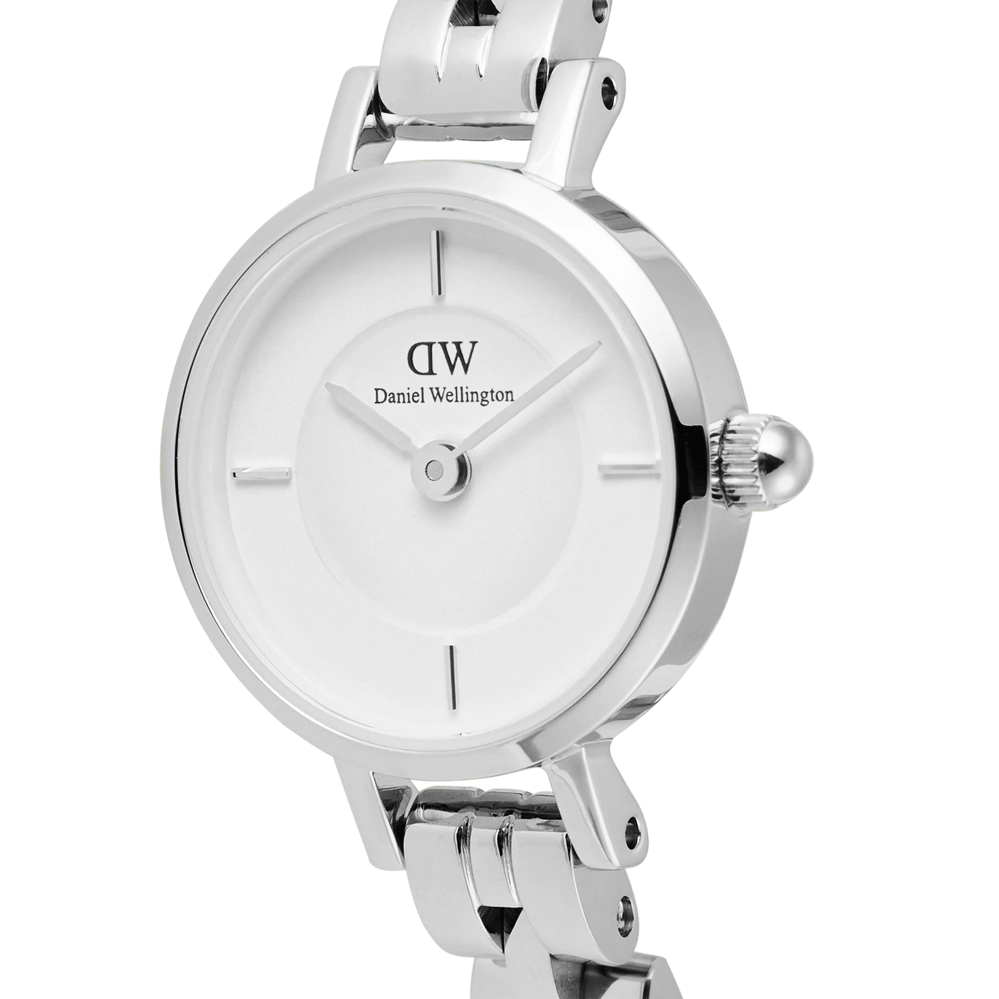 Daniel Wellington – Petite Mini Arch 3-link White Silver - 19mm