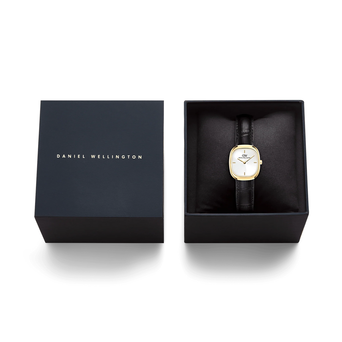 Corta Black-Croc Gold
