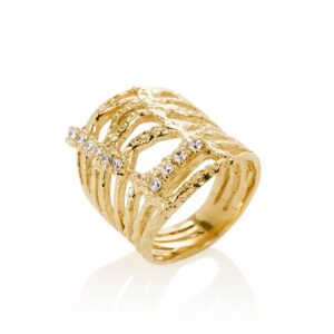 Silfurhringur Eldur og ís