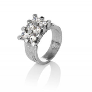 Silfurhringur Eldur og ís