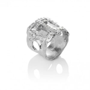 Silfurhringur Eldur og ís