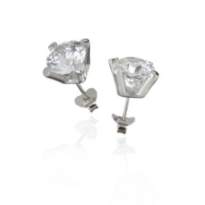 Silfureyrnalokkar eldur og ís 6 mm steinn