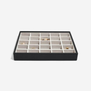 Stackers box svart með litlum hólfum