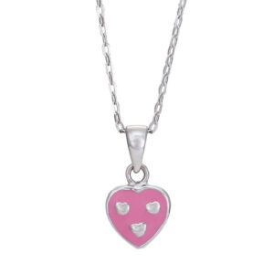 Silfur barnahálsmen