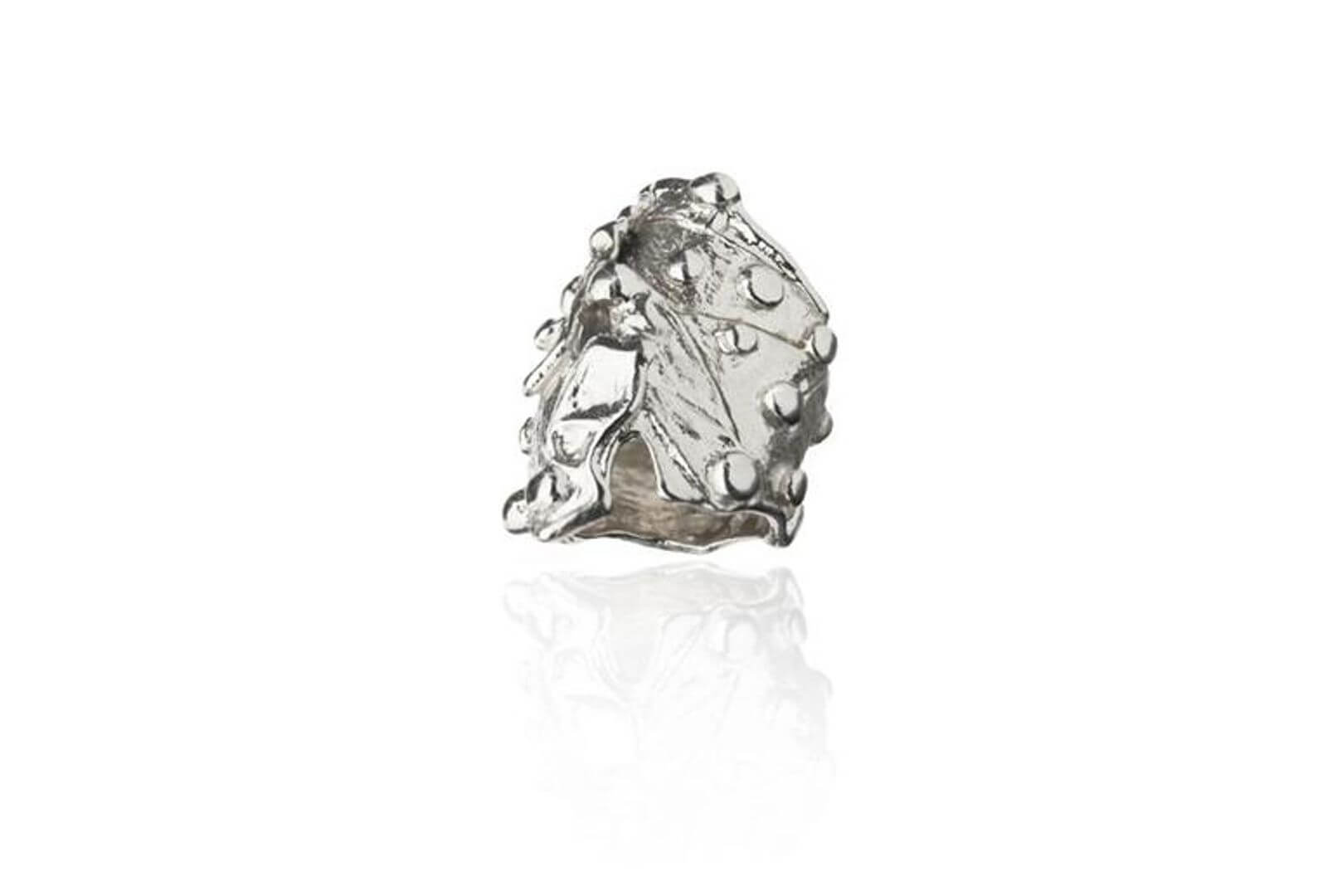 Silfurhringur Rock Skjöldur