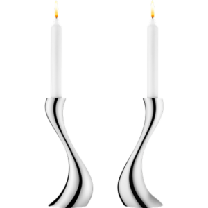 Georg Jensen Cobra kertastjakar 2 stk 20 cm