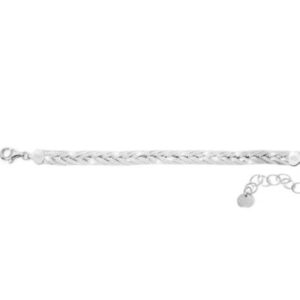 ByLovisa fiskiflétta rhodium 6 mm