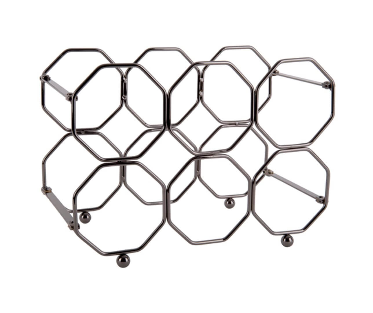 Vínrekki - Honeycomb - Svartur - Image 3