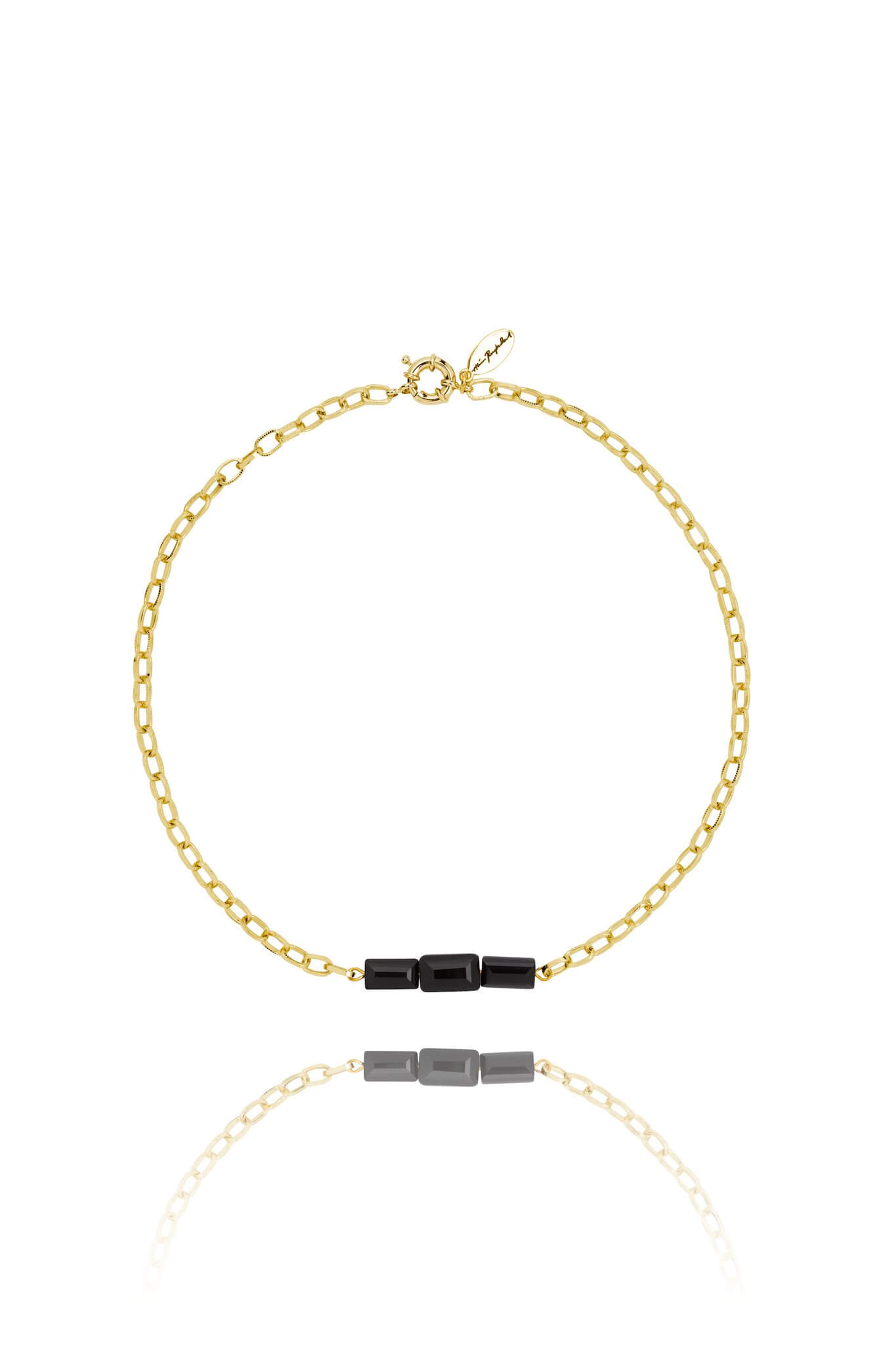 Young - Necklace-Three Stones