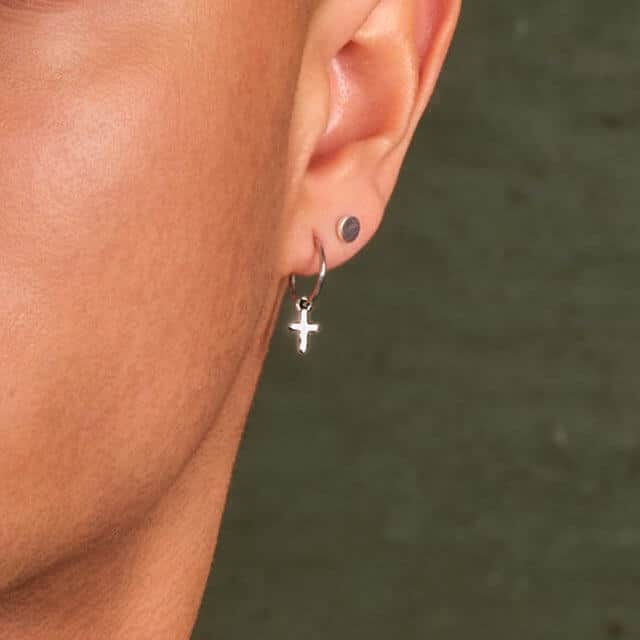 SILFUR EYRNALOKKUR – HERRA - Image 3