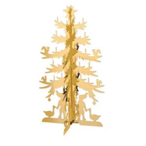 Jólatré - Gyllað - 15 cm