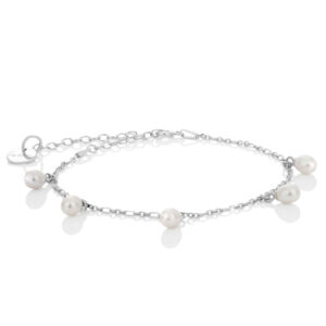 BYLOVISA - Haf - Fínt Armband 5 Perlur