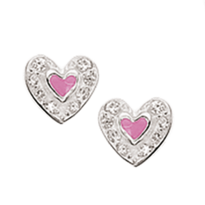 SILFUR – EYRNALOKKAR – HJARTA