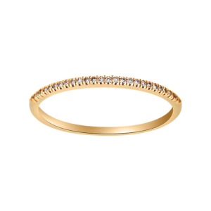 GULLHRINGUR – 14 KT – DEMANTAR