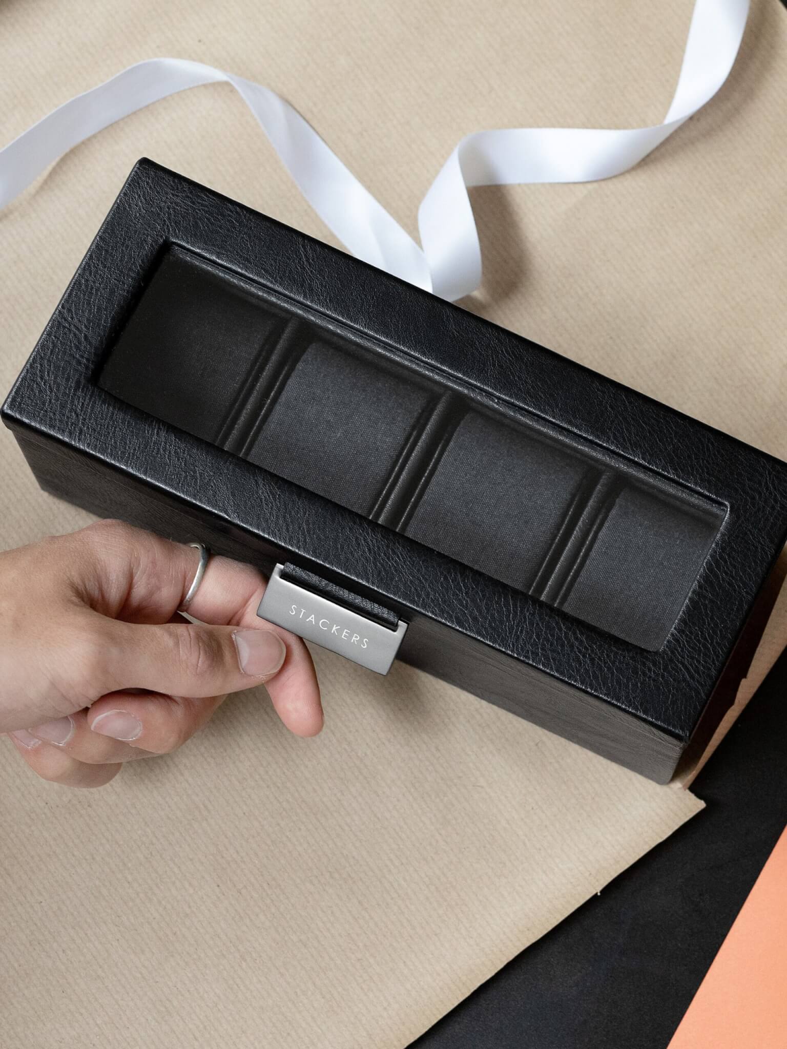 STACKERS SVART BOX FYRIR ÚR - Image 4