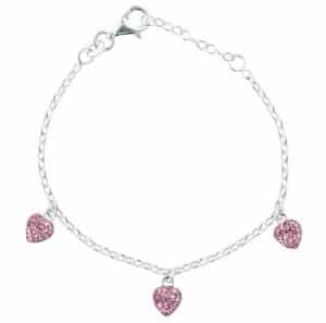 SILFUR – ARMBAND – HJÖRTU