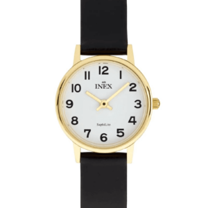 INEX – LEÐURÓL – 28 MM – Saphilite gler