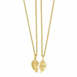 GULLHÁLSMEN – 8 KT - HJARTA