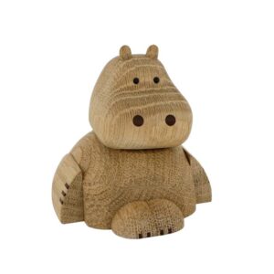 Tréstytta – Flóðhestur - 8 cm