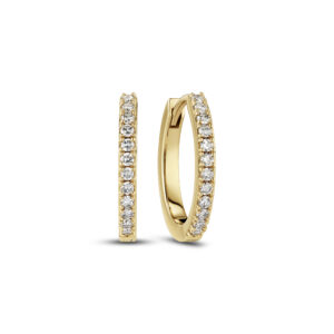 Sif Jakobs – Eyrnalokkar Alba – 14 kt gull – Lab grown demantar