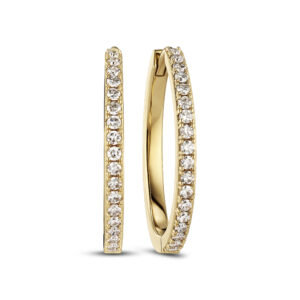 Sif Jakobs – Eyrnalokkar Alba – 14 kt gull – Lab grown demantar – SÉRPÖNTUN