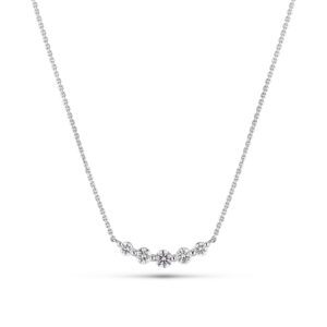 Sif Jakobs – Hálsmen Tiara – 14 kt gull – Lab grown demantar – SÉRPÖNTUN