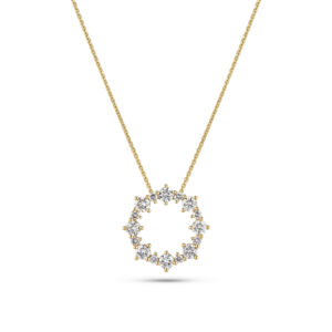 Sif Jakobs – Hálsmen Brina – 14 kt gull – Lab grown demantar