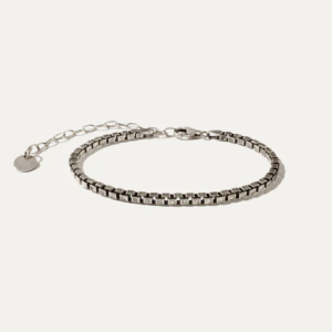 BY•L – BOX ARMBAND - RHODIUM