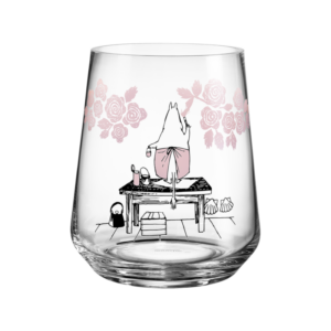 Moomin gler vasi/kertastjaki Roses 17,5cm
