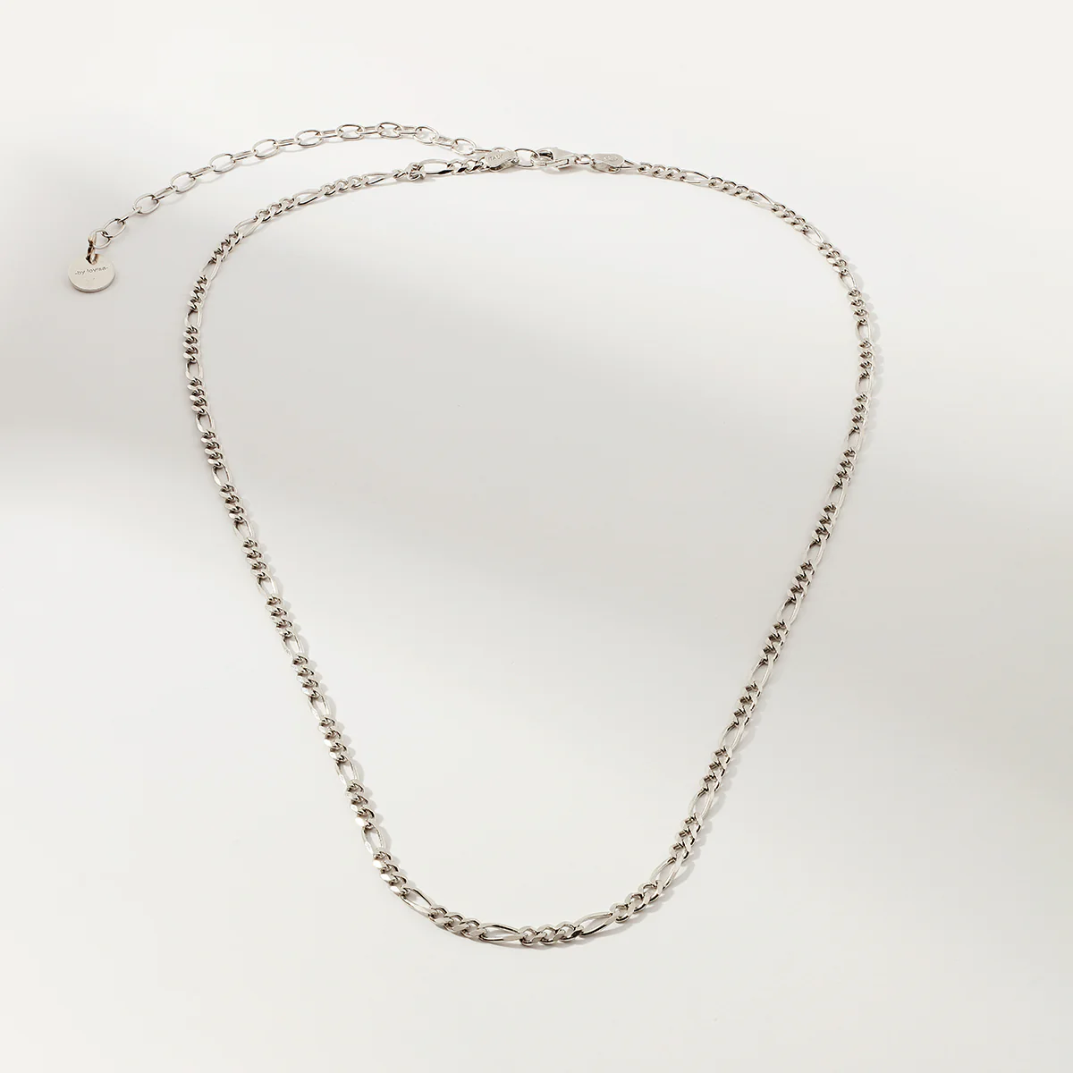 BY•L – FIGARO HERRAR HÁLSKEÐJA - RHODIUM