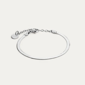 BY•L - HRYGG MIRROR ARMBAND MJÓTT - RHODIUM