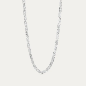 BY•L – FROST HÁLSFESTI FERKANTAÐIR HLEKKIR - RHODIUM