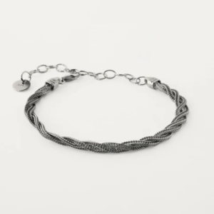 BY•L – ROPE VINTAGE HERRAR ARMBAND - SVART