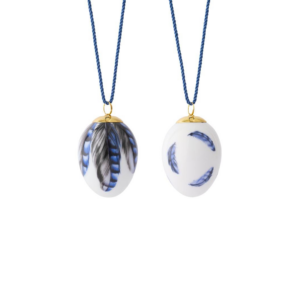 Royal Copenhagen Páskaegg 2025 Eurasian Jay Feathers 2stk