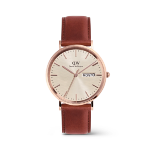 DANIEL WELLINGTON 40 mm Classic Day Display St Mawes Rose Gold Champagne