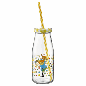 PIPPI GLERFLASKA MEÐ RÖRI