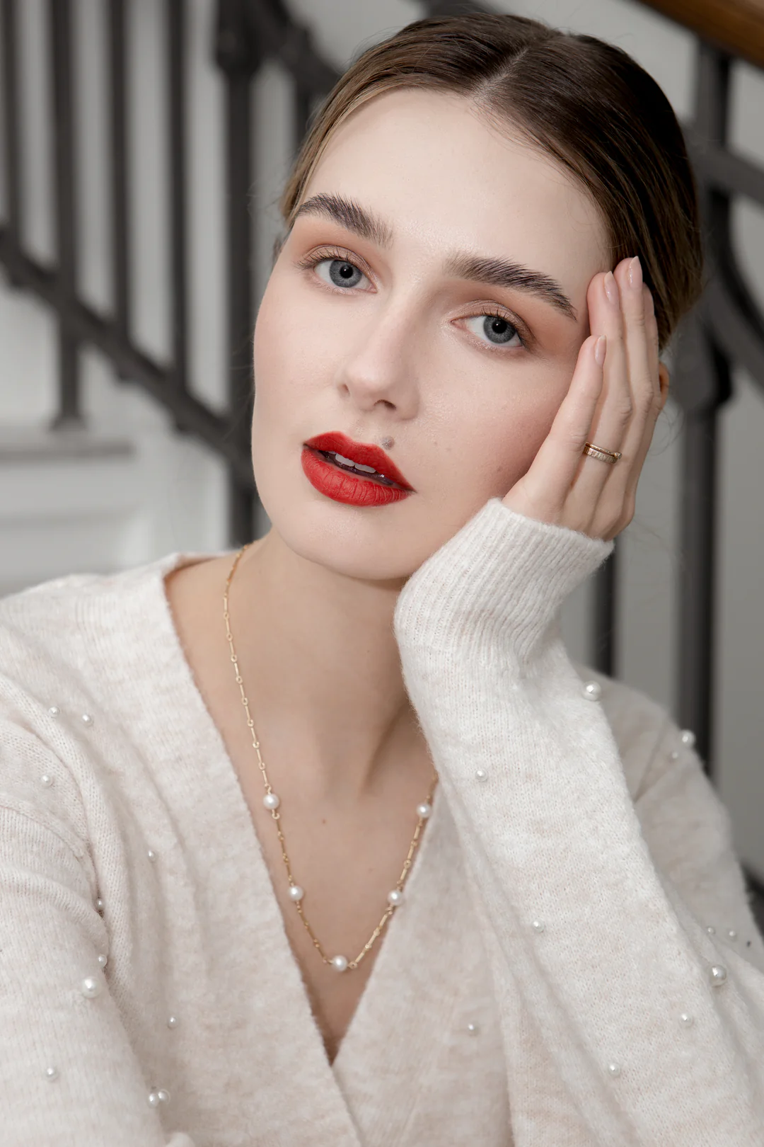 Pearl & Link Necklace - Image 4