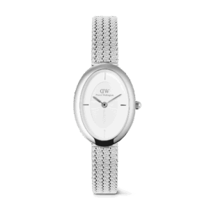Daniel Wellington - Juliette Braided Mesh White Sunray Silver - 20x26mm