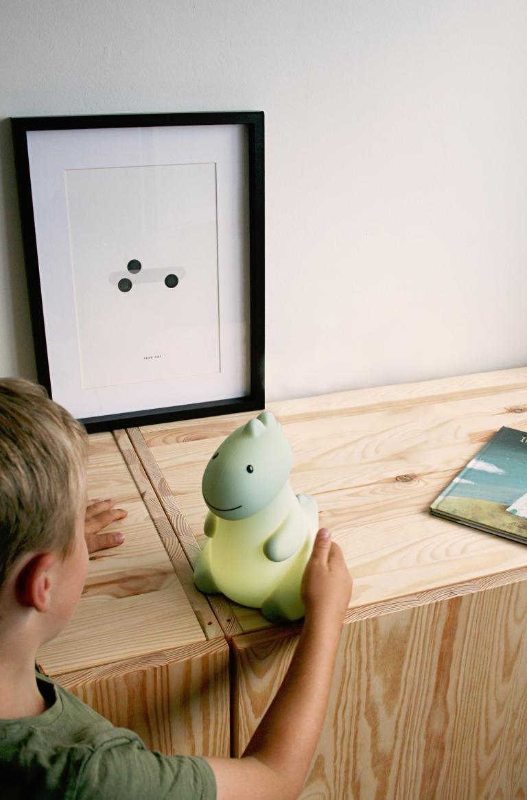 Led Borðlampi – Risaeðla – Sand - Image 3