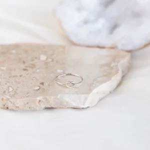 Knot hringur - silfur