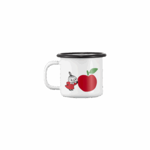 Moomin enamel mug Joyful Apples 1,5dl