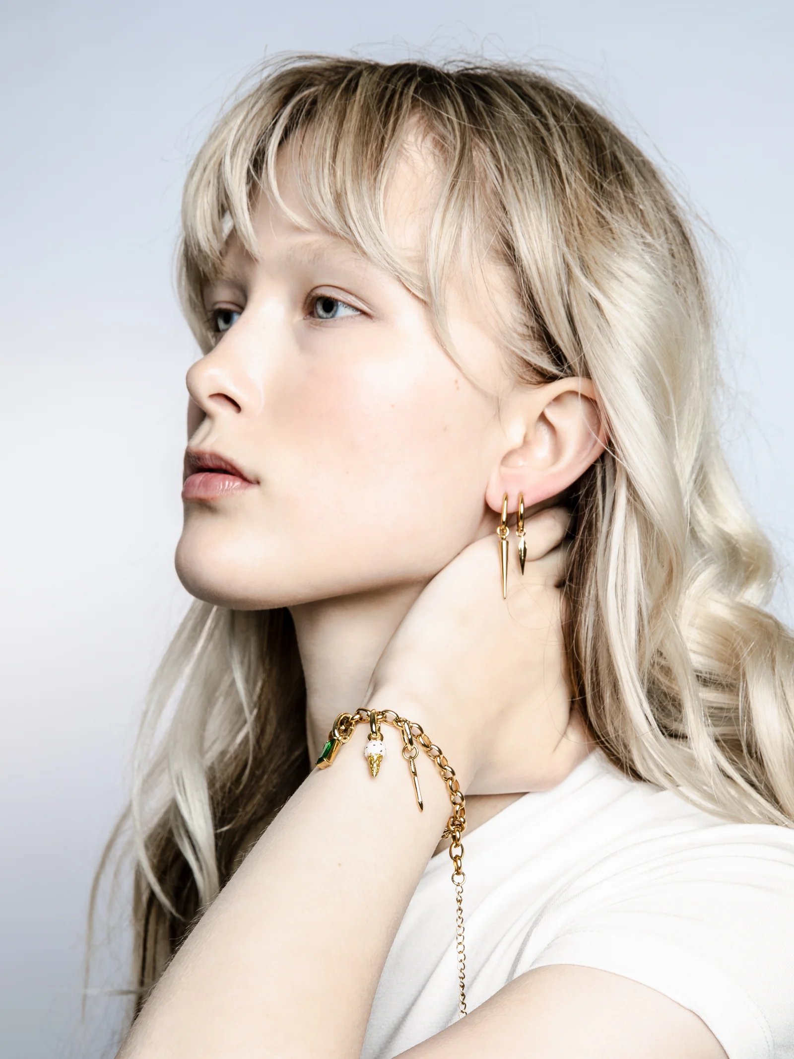 Ice Queen (gyllt stál - viðhengi) - Image 2