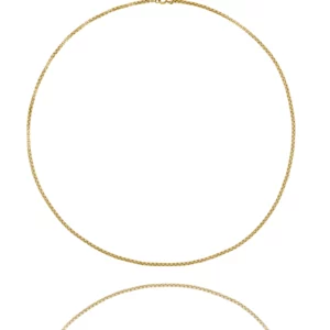 Charm Weave Necklace (gyllt stál)