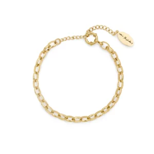 Charm Loop Golden Bracelet (gyllt stál)