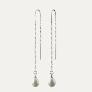 BY•L – Haf threaders PERLU – rhodium