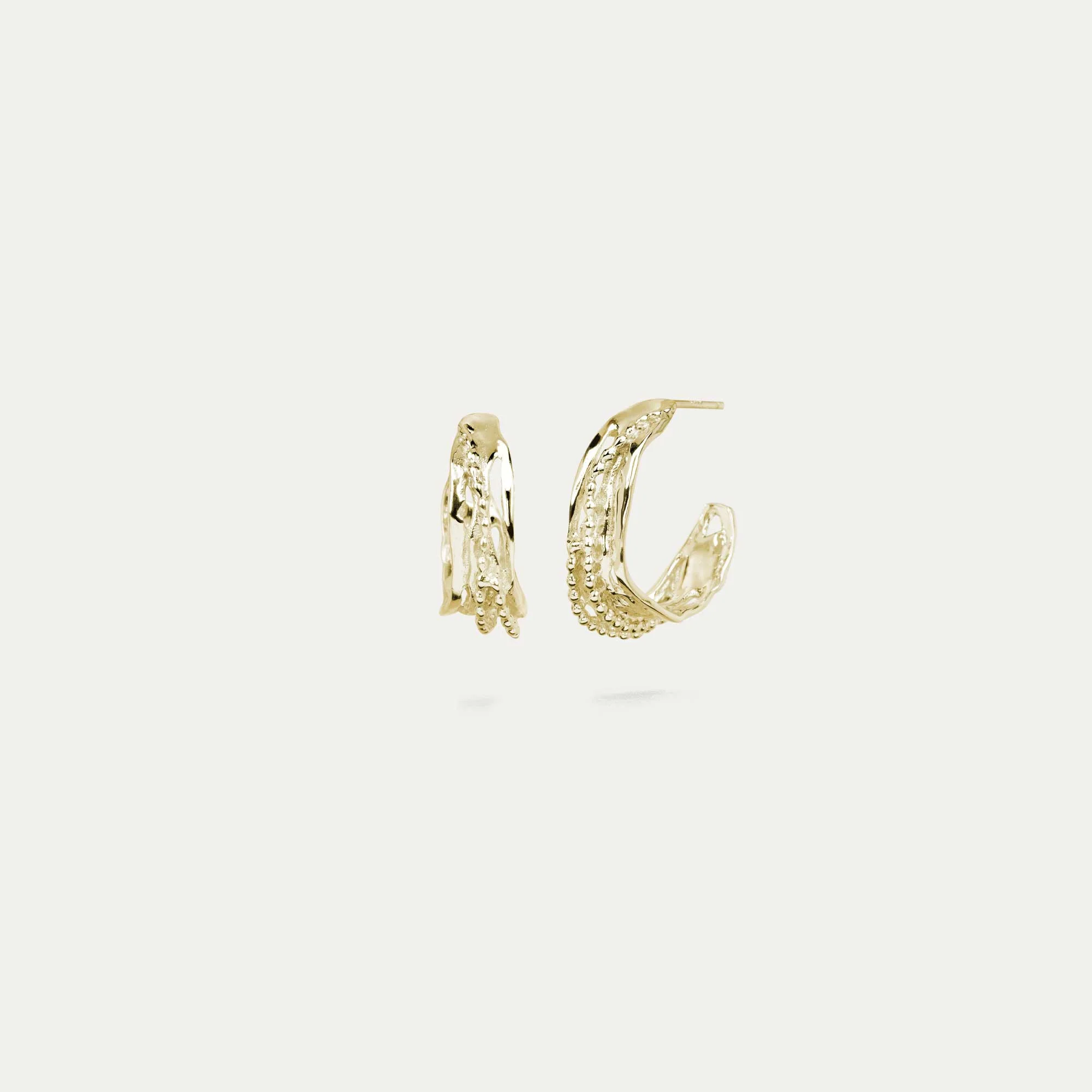 BY•L – TAILSTAILS EYRNALOKKAR 22MM - GYLLTIR