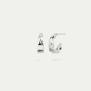 Tails eyrnalokkar brenndir 17mm - rhodium